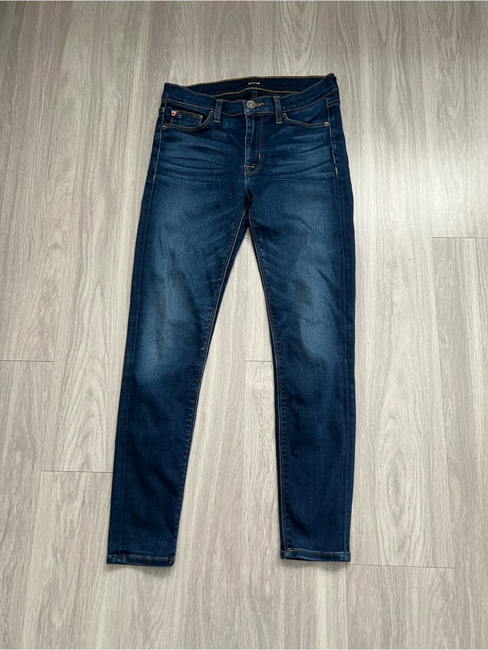 Hudson Nico Midrise Ankle Super Skinny Jeans Size 27 Dark Wash
